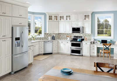 36" Frigidaire Gallery 21.9 Cu. Ft. Counter-Depth French Door Refrigerator - FGHF2366PF