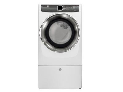 27" Electrolux Front Load Perfect Steam Gas Dryer with Instant Refresh and 9 cycles - 8.0. Cu. Ft. - EFMG617SIW
