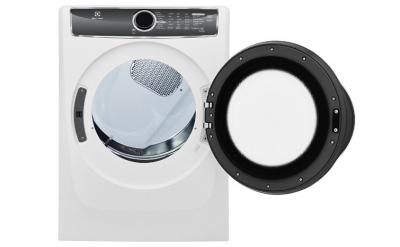 27" Electrolux Front Load Perfect Steam Gas Dryer with Instant Refresh and 9 cycles - 8.0. Cu. Ft. - EFMG617SIW